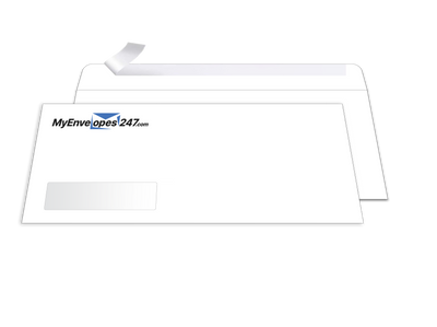 Express Mail Window Envelope Custom Printed #10 Window Peel & Seal Envelopes – MyEnvelopes247
