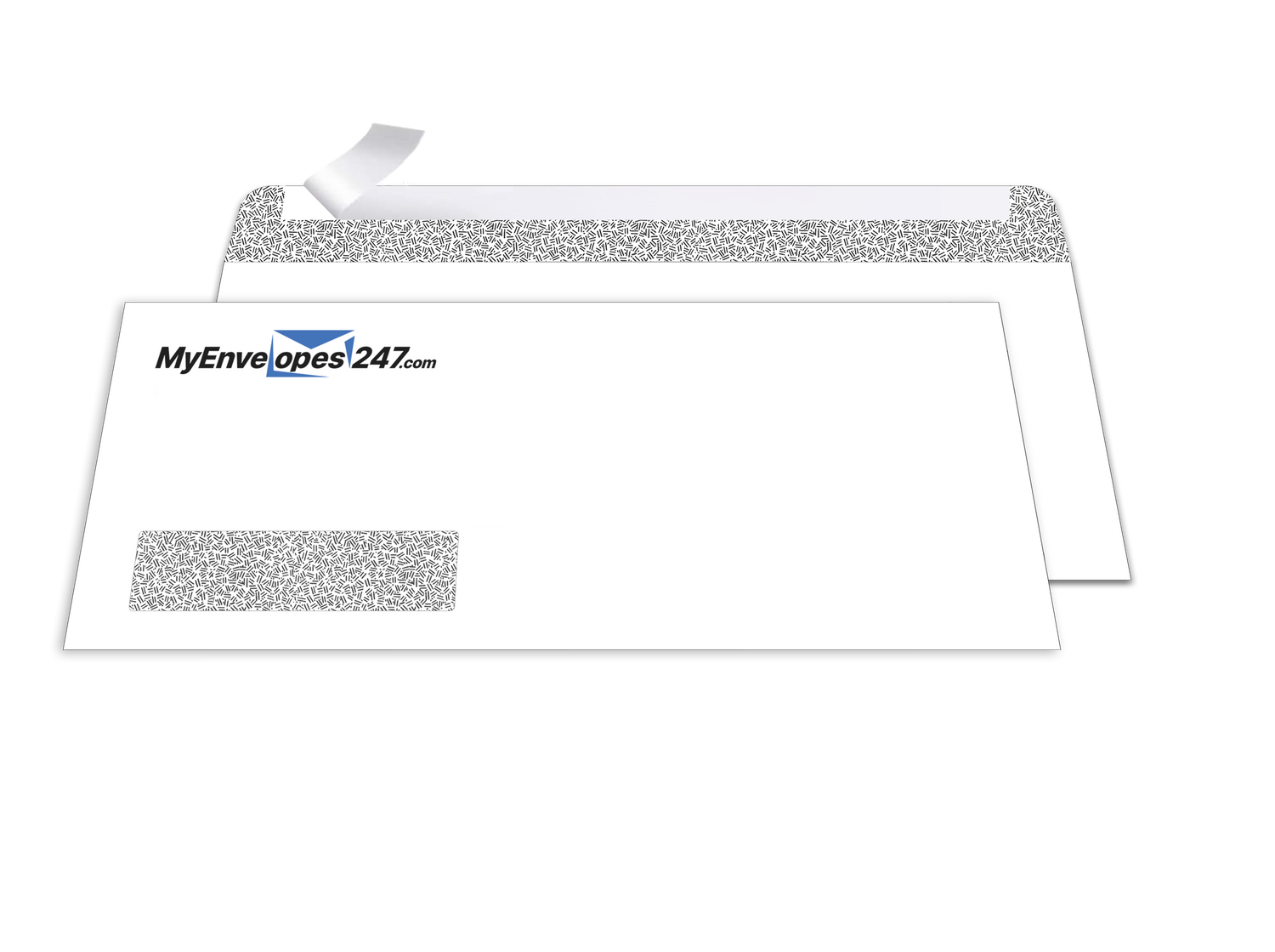 10 Window Peel n Seal Security Tinted Envelopes MyEnvelopes247
