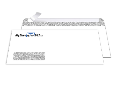 10 Window Peel n Seal Security Tinted Envelope